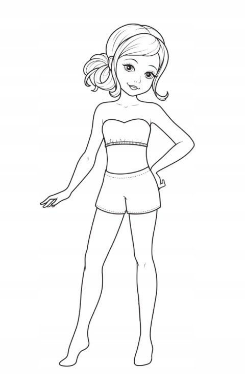 Top modelki Notes dla genialnej kreatorki Kolorowanka Malowanka dla dzieci