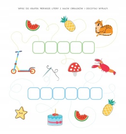 Uczę się pisać Książeczka z rowkami Zabawy grafomotoryczne terapia ręki