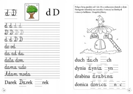 Uczymy się Pisać Książka z Naklejkami Zadania dla Dzieci Nauka Pisania