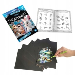 Zwierzaki Zadanka & zdrapywanki Zadania i ćwiczenia dla dzieci zdrapki