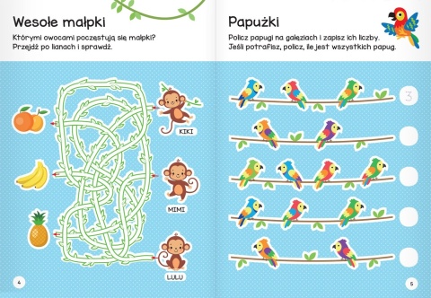 Zwierzęta w zoo. Łamigłówki przedszkolaka krzyżówki labirynty zadania