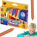 ASTRA KREDKI WOSKOWE 12 KOLORÓW ŚWIECOWE PREMIUM