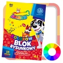 BLOK rysunkowy KOLOROWY A3 80g - 15 arkuszy ASTRA