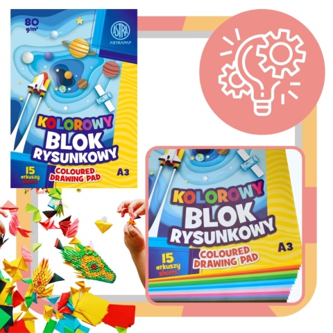 Blok rysunkowy A3 Astra