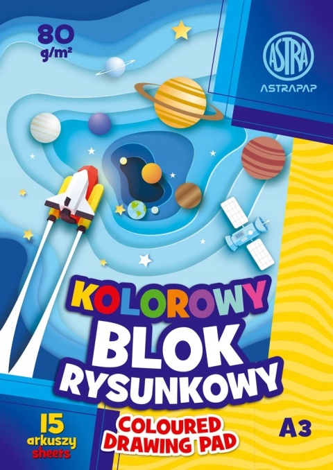 Blok rysunkowy A3 Astra