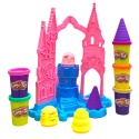 CIASTOLINA MASA PLASTYCZNA DUŻY ZESTAW KREATYWNY ZAMEK KSIĘŻNICZKA