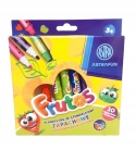 FLAMASTRY MAZAKI ZE STEMPELKAMI ZAPACHOWE OWOCOWE 10 kolorów FRUTOS ASTRA