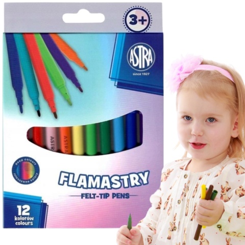 Flamastry Astra 12 szt.