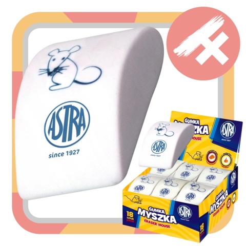 Gumka myszka ASTRA - 1 szt
