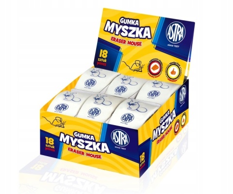 Gumka myszka ASTRA - 1 szt