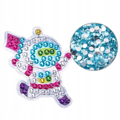 HAFT DIAMENTOWY MALOWANIE DIAMENTAMI MOZAIKA 5D DIY DLA DZIECI