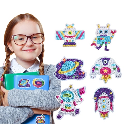 HAFT DIAMENTOWY MALOWANIE DIAMENTAMI MOZAIKA 5D DIY DLA DZIECI