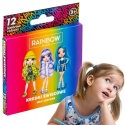 KREDKI ŚWIECOWE 12-KOL RAINBOW HIGH ASTRA