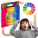 KREDKI ŚWIECOWE 12-KOL RAINBOW HIGH ASTRA