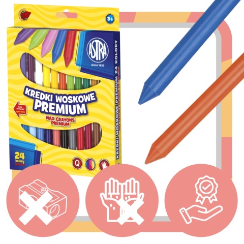 KREDKI WOSKOWE 24 PREMIUM < ASTRA >
