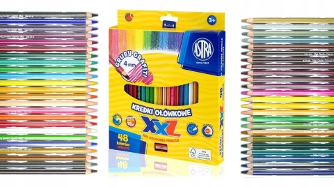 Kredki ołówkowe 48 szt. XXL ASTRA