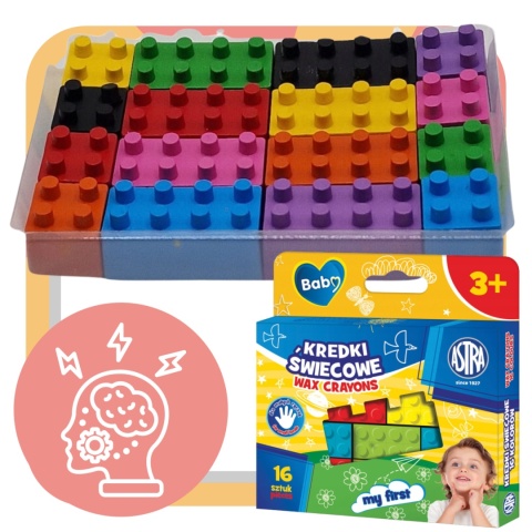 Kredki świecowe Astra 16 szt.