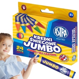 Kredki świecowe Astra 24 szt.