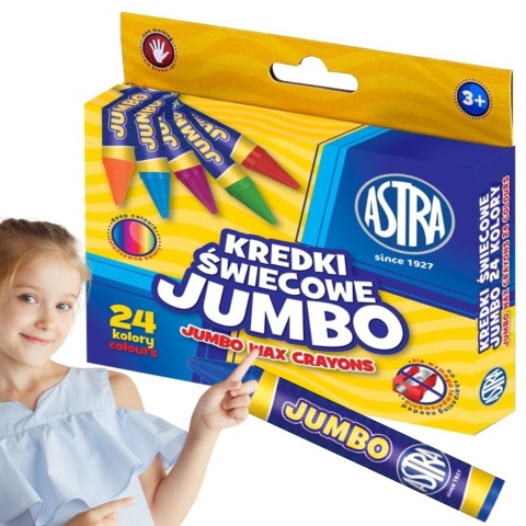Kredki świecowe Astra 24 szt.