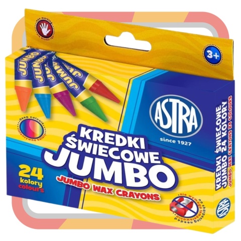 Kredki świecowe Astra 24 szt.