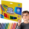 Kredki świecowe Jumbo 8 ASTRA