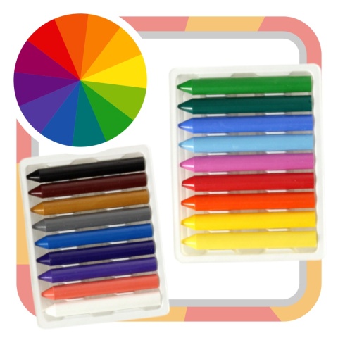 Kredki woskowe 18 ASTRA