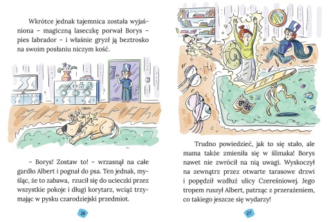 Opowiadania do doskonalenia czytania Świat chłopców Hokus-pokus ślimakus!