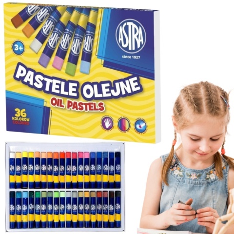 Pastele olejne Astra 36 kolorów kredki