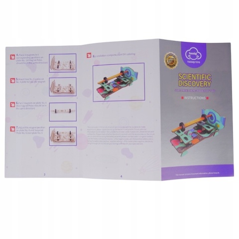 Pole Magnetyczne Eksperyment Zestaw Naukowy Przyrodniczy Magnesy Pisaki