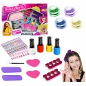 ZESTAW DO MALOWANIA PAZNOKCI DLA DZIECI STYLIZACJI NAKLEJKI TIPSY BROKAT