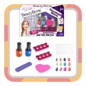 ZESTAW DO ROBIENIA PAZNOKCI NAKLEJKI TIPSY LAKIERY KOSMETYKI DLA DZIECI