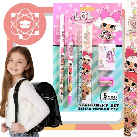 ZESTAW PIŚMIENNICZY 5EL LOL ASTRA