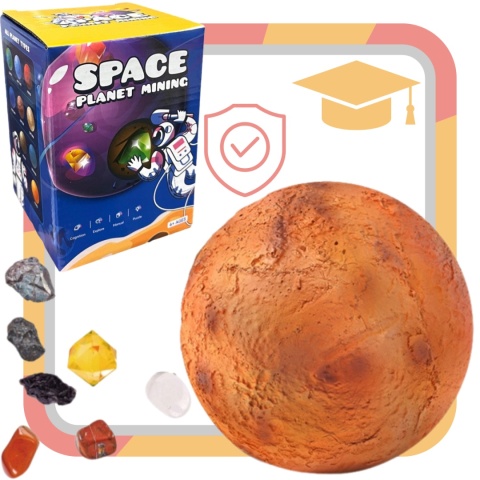 Zabawki dla dzieci Edukacyjne Kopalnia Kryształów Wykopaliska NA PREZENT