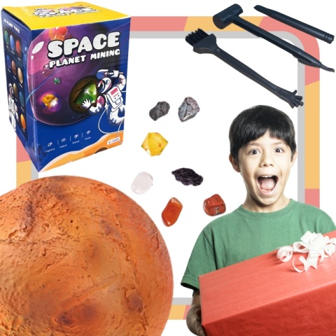 Zabawki dla dzieci Edukacyjne Kopalnia Kryształów Wykopaliska NA PREZENT