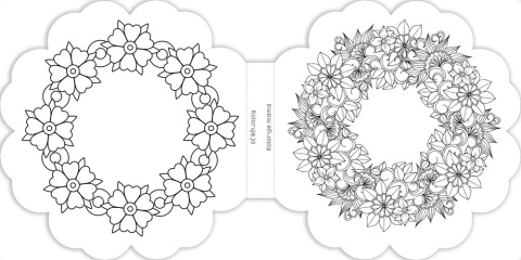 Zaczarowany ogród Koloruje mama koloruję ja Malowanki relaksacyjne