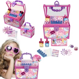 Zestaw do makijażu dla dzieci DUŻY XXL Kuferek Kosmetyków dla dziewczynek