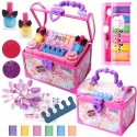 Zestaw do makijażu dla dzieci DUŻY XXL Kuferek Kosmetyków dla dziewczynek