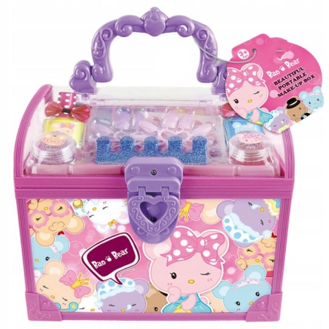 Zestaw do makijażu dla dzieci DUŻY XXL Kuferek Kosmetyków dla dziewczynek