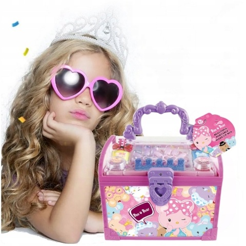 Zestaw do makijażu dla dzieci DUŻY XXL Kuferek Kosmetyków dla dziewczynek