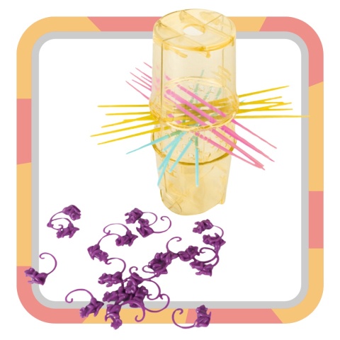 Bierki Spadające Myszki Wieża Tuba Zwierzątka Gra Zręcznościowa Logiczna