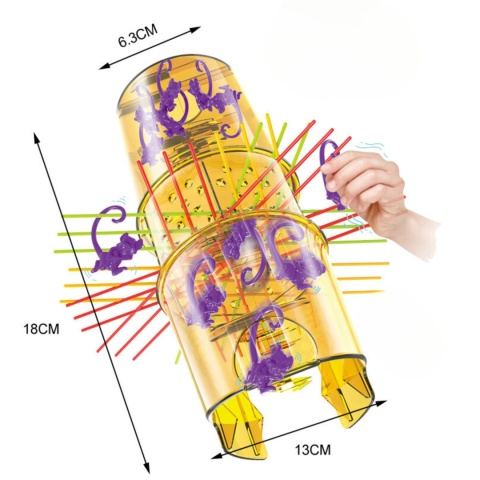 Bierki Spadające Myszki Wieża Tuba Zwierzątka Gra Zręcznościowa Logiczna