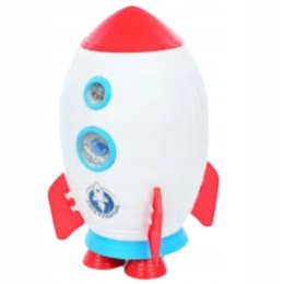 DOMEK DLA LALEK RAKIETA ŁAZIK ASTRONAUCI KOSMICI ROBOTY GALAKTYKA