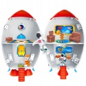 DOMEK DLA LALEK RAKIETA ŁAZIK ASTRONAUCI KOSMICI ROBOTY GALAKTYKA