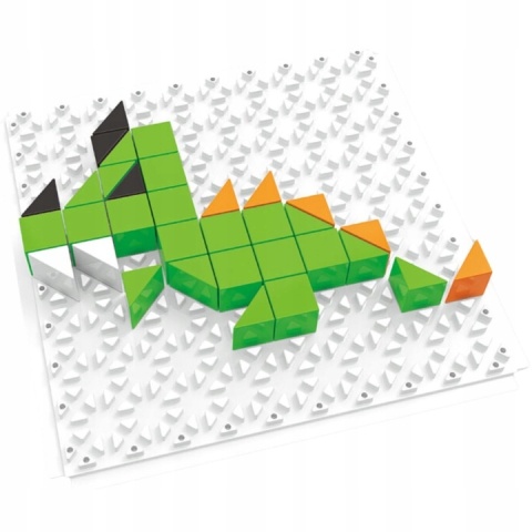 Gra Logiczna Układanka Karty Montessori Tangram Puzzle Klocki Mozaika 59 el