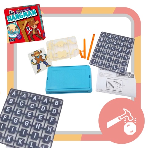 Gra Wisielec Planszówka Zgadywanie Słów Liter Kowboj Gra Rodzinna