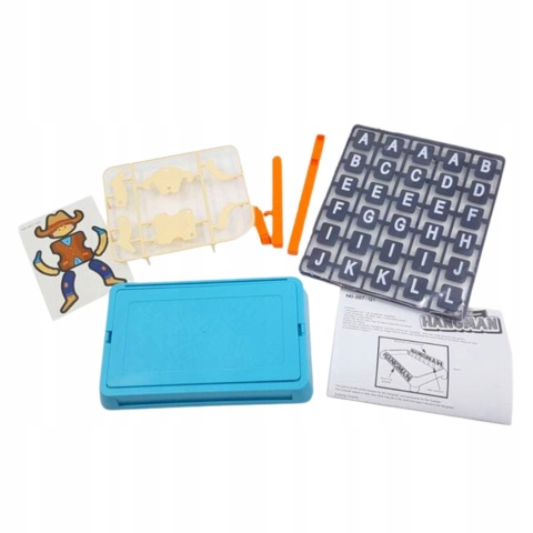 Gra Wisielec Planszówka Zgadywanie Słów Liter Kowboj Gra Rodzinna