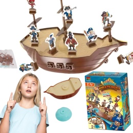 Gra Zręcznościowa Balansujący Statek Piracki Załoga Utrzymanie Równowagi