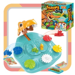 Gra Zręcznościowa Interaktywna Głodny Krokodyl Uciekające Kolorowe Żabki