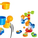 Gra Zręcznościowa Skaczące Kulki Piłeczki Traf Do Kubeczków Wyrzutnia