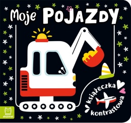 Książeczka kontrastowa Moje pojazdy książka kartonowa dla dzieci